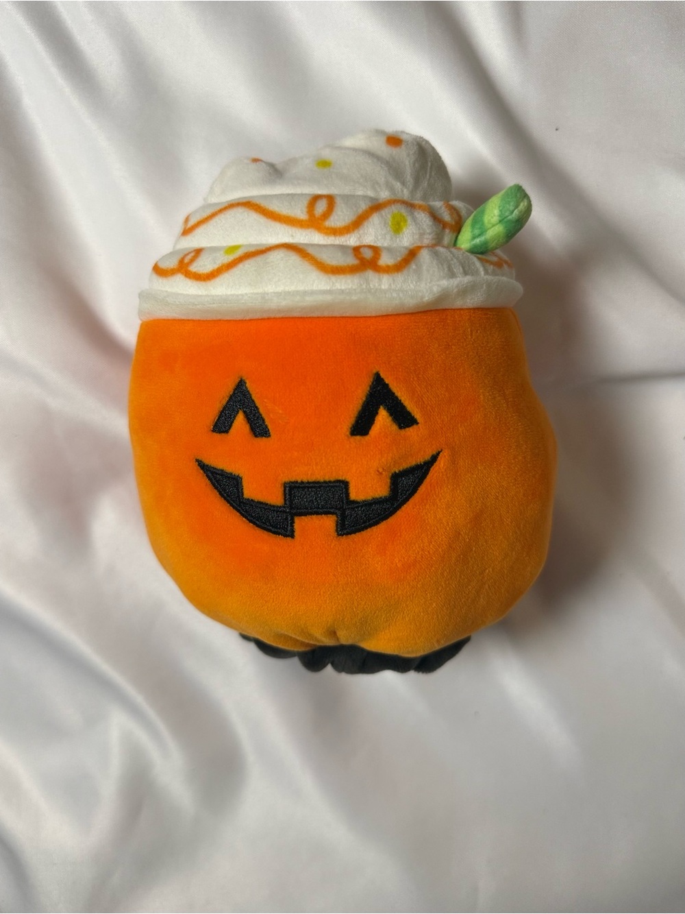 Halloween Pumpkin Plush Costume Toy - Orange